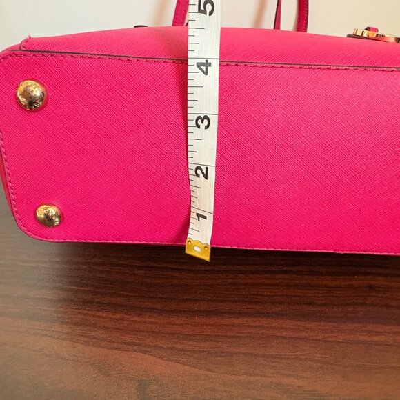 Michael Kors Jet Set Saffiano Leather Large Tote Pink - Picture 7 of 16